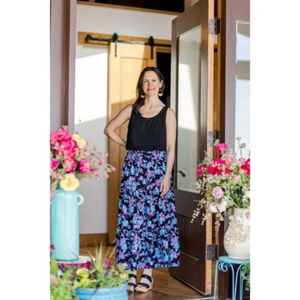 The Pioneer Woman Tiered Peasant Maxi Skirt NWT